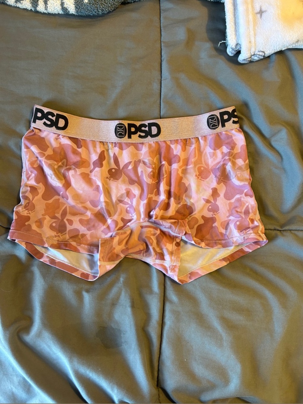 PSD Pink and Light Brown Camo Boxer Briefs